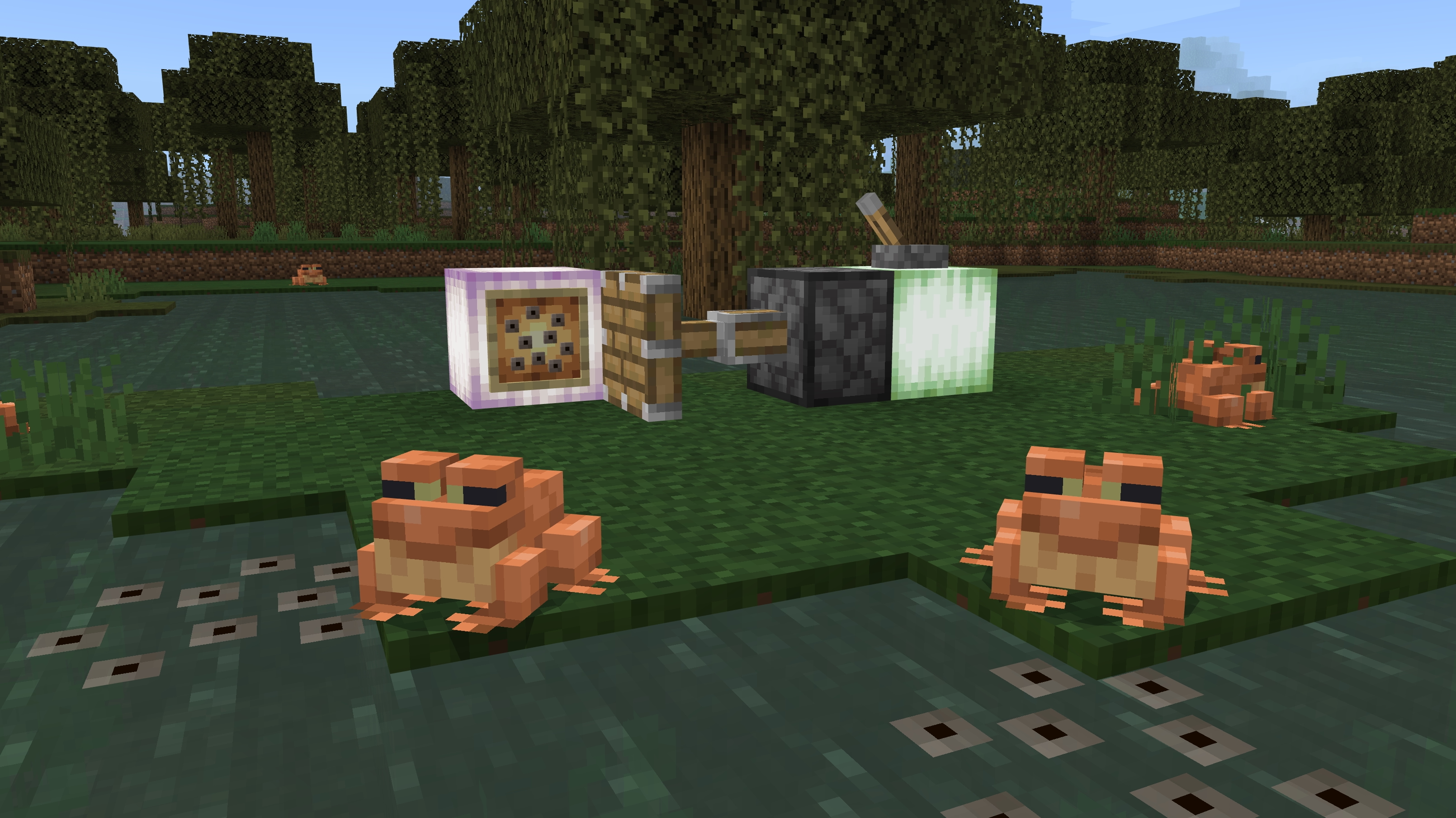 New Minecraft Beta Introduces Blocks Made By Frogs - GameSpot