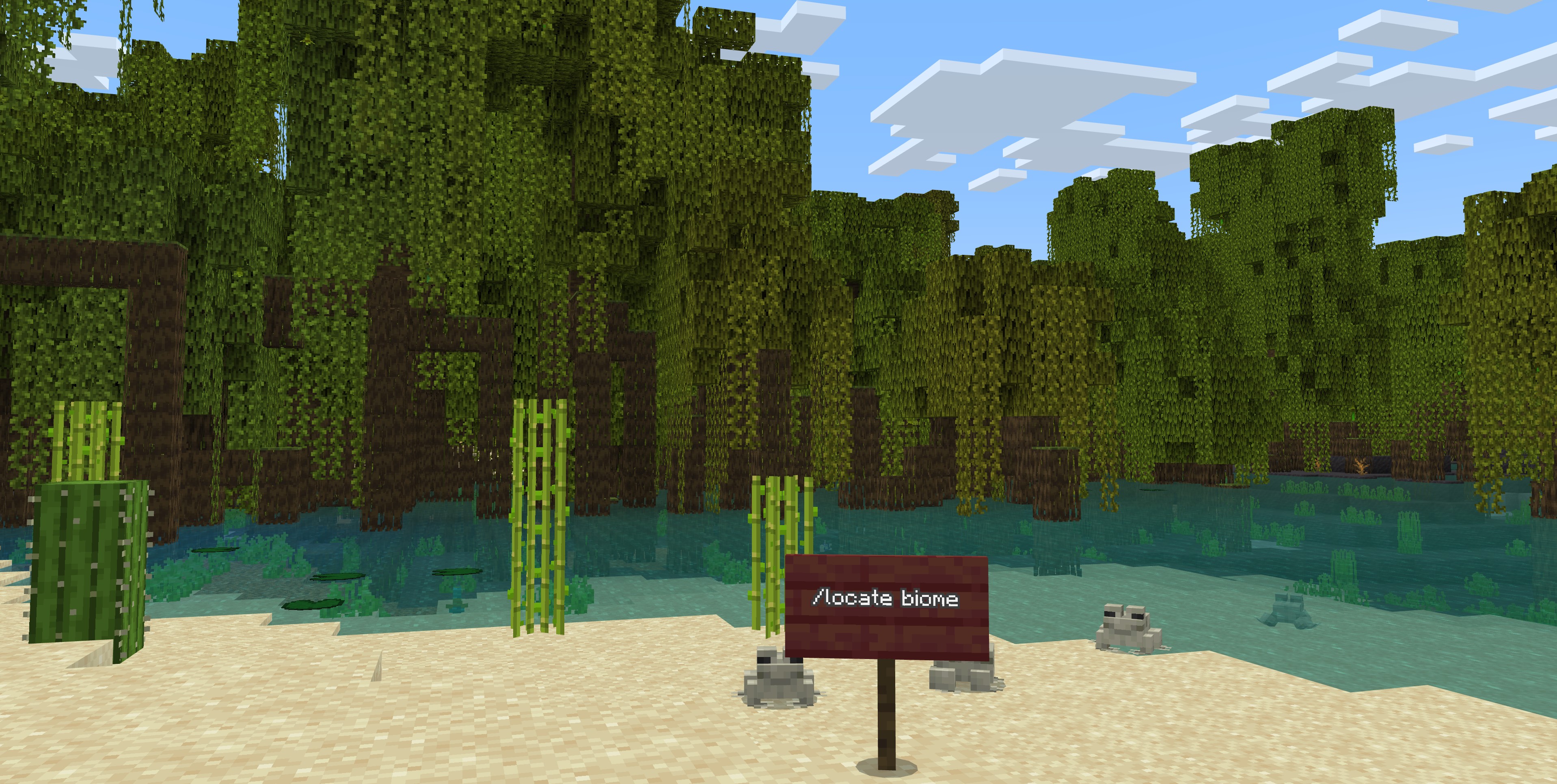 Uma captura de tela do Minecraft